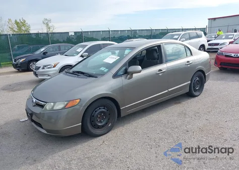 2008 Honda Civic Lx from USA, damaged, VIN 2HGFA16518H332666